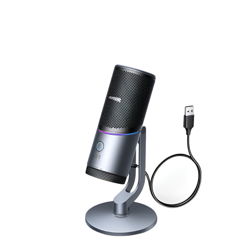 UGREEN USB Microphone with RGB Modes Professional Condenser Mic - Supersell 