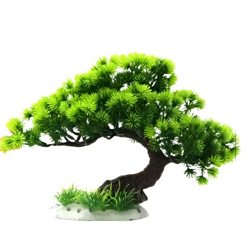 Aquarium Ornaments Simulation Plants Fish Tank Landscaping Decorations Plastic Water Plants Flowers Trees Rocks Accessories - Supersell 