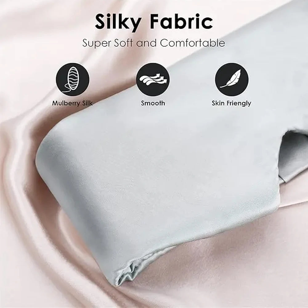 Mulberry Silk Sleeping Mask Eyepatch Blocking Light Eyemask Eyeshade Soft Padded Travel Sleeping Aid for Sleep Patch - Supersell