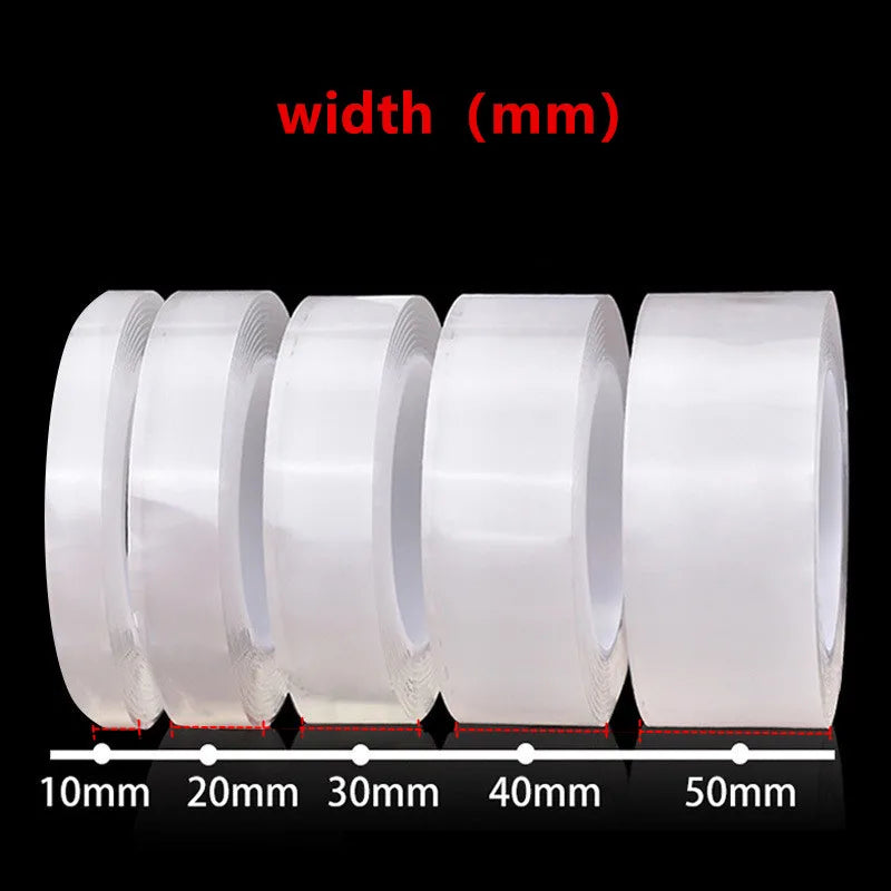 Strong Nano Tape Double-Sided Adhesive Tape Traceless Waterproof Tape for Bathroom Kitchen Sink Tap Gel Sticker - Supersell