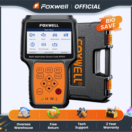 FOXWELL NT650 Elite OBD2 Automotive Scanner