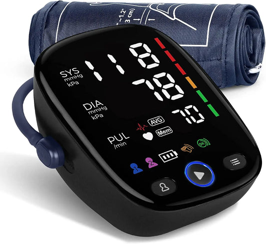 Kingclinic Blood Pressure Monitor Upper Arm Automatic BP Cuff Machine - Supersell 