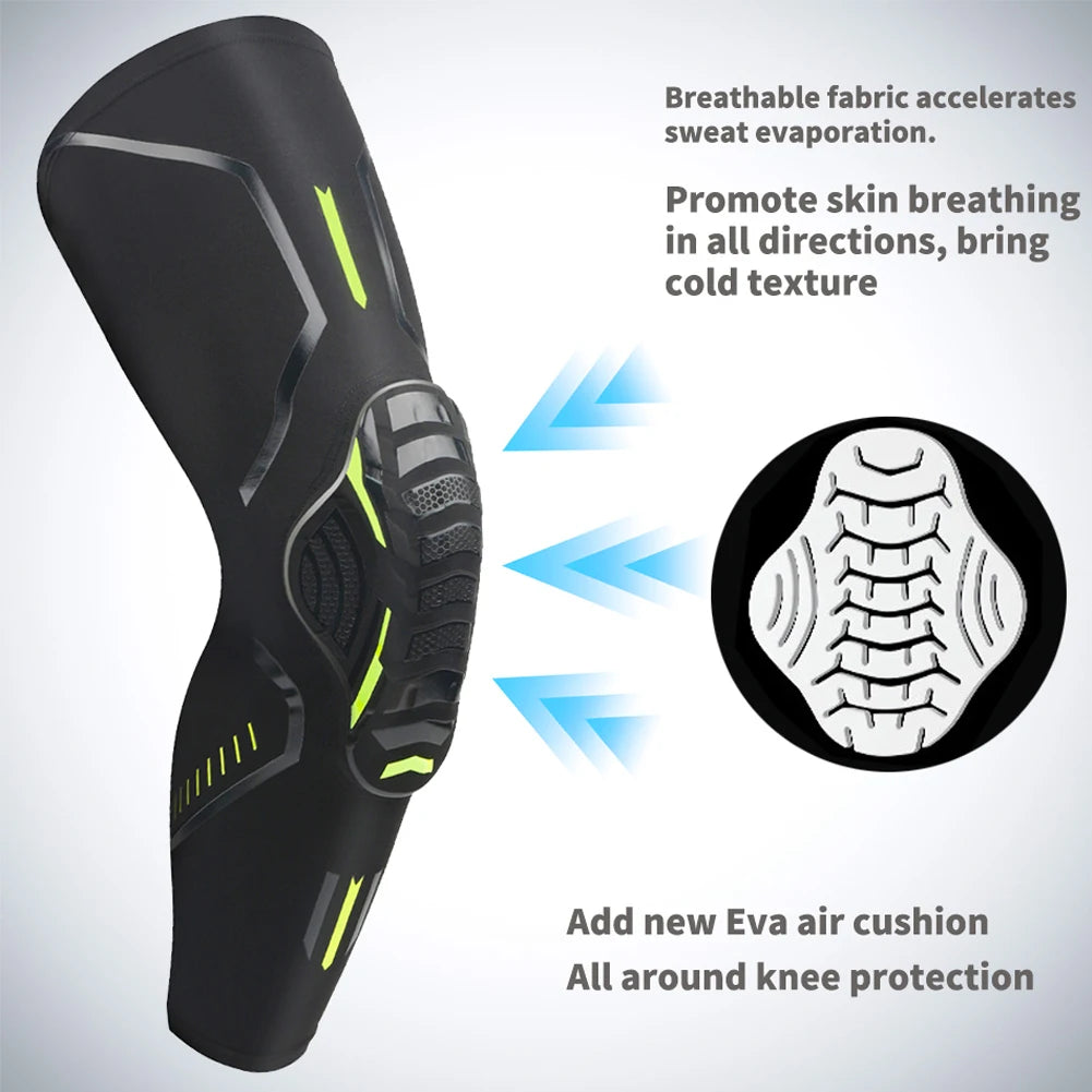 Knee Brace Compression Support Shockproof Knee Pads Sleeve for Running Arthritis Joint Pain Relief Men Women - Supersell 