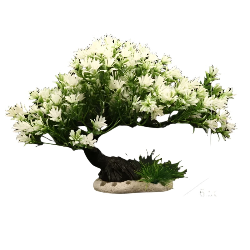 Aquarium Ornaments Simulation Plants Fish Tank Landscaping Decorations Plastic Water Plants Flowers Trees Rocks Accessories - Supersell 