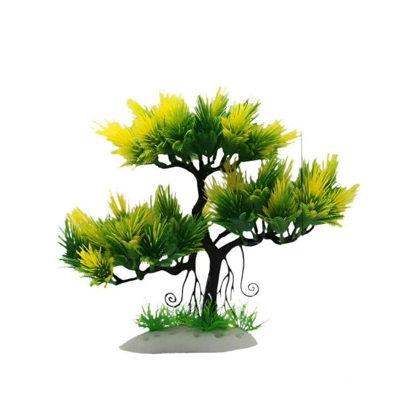 Aquarium Ornaments Simulation Plants Fish Tank Landscaping Decorations Plastic Water Plants Flowers Trees Rocks Accessories - Supersell 