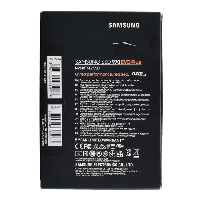 Samsung SSD 970 EVO Plus MLC NVMe M.2 2280 Internal Solid State Drive For Laptop Desktop - Supersell