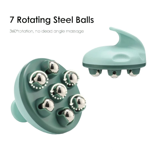 Handheld Ball Massager Magnetic Body Beauty Meridian Brush Kneads Abdomen Slender Waist Beautiful Legs Muscle Relaxation - Supersell