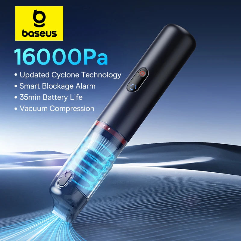 Powerful Portable Handheld Automotive Mini Vacuum Cleaner For Car Home PC Machine - Supersell