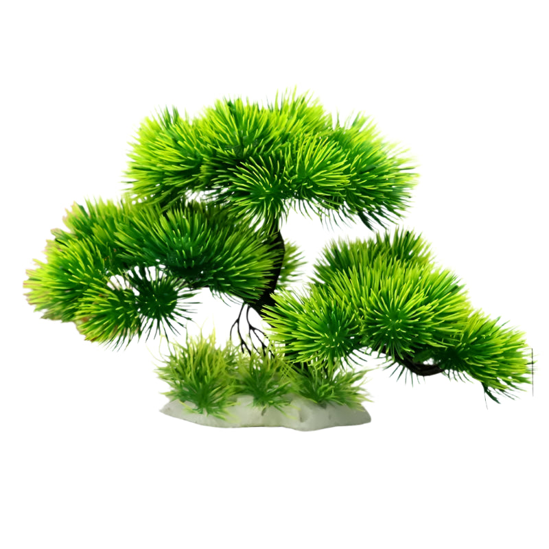 Aquarium Ornaments Simulation Plants Fish Tank Landscaping Decorations Plastic Water Plants Flowers Trees Rocks Accessories - Supersell 